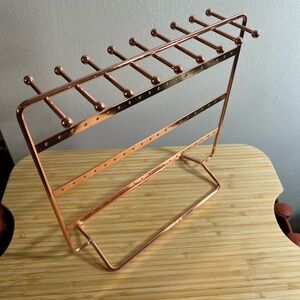 Rose Gold Jewelry Stand